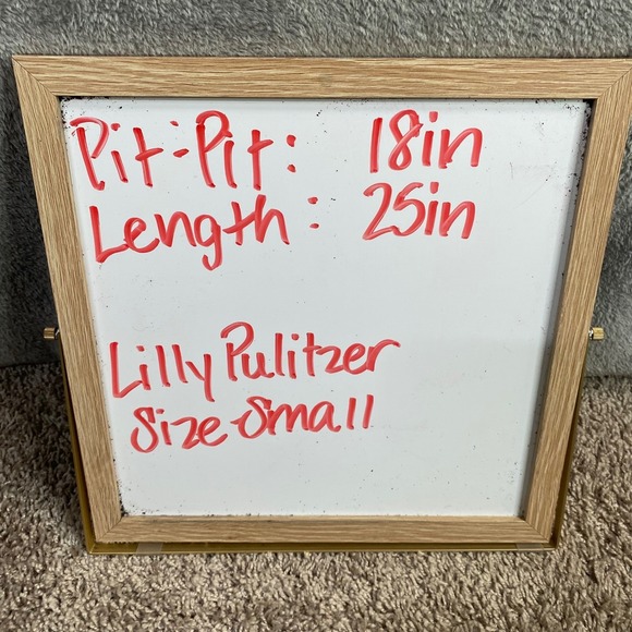 Lilly Pulitzer‎ Tunic Top Womens Small Leaf Print Beach Tropical Resort Preppy - Picture 8 of 8